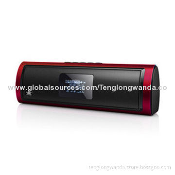 Bluetooth 4.0 Speakers, NFC Function with Alloy Back Splint, Removable Li-ion Battery
